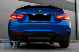 Alerón maletero para BMW Serie 4 Coupe F32 2013+ M4 CSL Look Negro mate-image-6060296