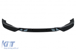 Alerón parachoques delantero para BMW X3 G01 X4 G02 LCI 2021+ M Sport Negro brillante-image-6100904