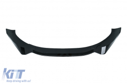 Alerón parachoques delantero para BMW X3 G01 X4 G02 2018-2020 M Sport Negro brillante-image-6100919