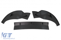 Alerón parachoques para BMW X3 G01 X4 G02 18-20 M Sport negro brillante-image-6100490