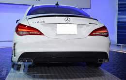 Alerón tapa maletero para MERCEDES CLA C117 W117 13-18 spoiler Diseño Carbono--image-6034150