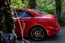 Alerón Trasero para Mercedes CLA C117 W117 2013-2018 Lid Spoiler Negro Brillante-image-6063417