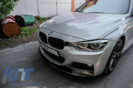 Alerón Y Difusor Doble para escape sola para BMW 3 F30 F31 11+ M Look Carbón-image-6065869