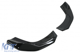 Aletas divisoras laterales traseras Para Mercedes A W177 A35 A45 Hatchback 18+ Negro brillante-image-6091211