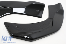 Aletas divisoras laterales traseras Para Mercedes A W177 A35 A45 Hatchback 18+ Negro brillante-image-6091214