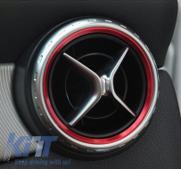 Anello di ventilazione telaio rosso per Mercedes W176 W246 CLA C117 GLA X156-image-6037854