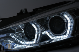 Angel Eyes Fari LED DRL per BMW 3 F30 F31 10.2011-05.2015 Cromo-image-6099999