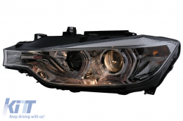 Angel Eyes Fari LED DRL per BMW 3 F30 F31 10.2011-05.2015 Cromo-image-6100005