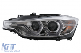 Angel Eyes Fari LED DRL per BMW Série 3 F30 F31 LCI Berline Touring 2015-2019 Chromé-image-6100800