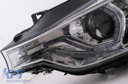 Angel Eyes Fari LED DRL per BMW Série 3 F30 F31 LCI Berline Touring 2015-2019 Chromé-image-6100801