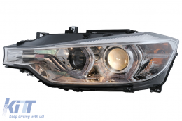 Angel Eyes Fari LED DRL per BMW Série 3 F30 F31 LCI Berline Touring 2015-2019 Chromé-image-6100806