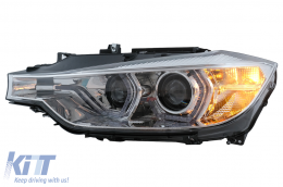 Angel Eyes Fari LED DRL per BMW Série 3 F30 F31 LCI Berline Touring 2015-2019 Chromé-image-6100809