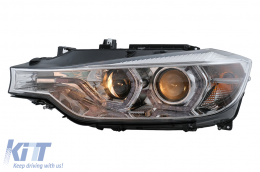 Angel Eyes Fari LED DRL per BMW Série 3 F30 F31 LCI Berline Touring 2015-2019 Chromé-image-6100812