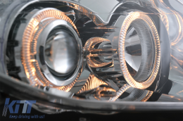 Angel Eyes Headlights suitable for Opel Vectra C / Signum Facelift (09.2005-2008) Chrome-image-6086961