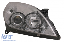 Angel Eyes Headlights suitable for Opel Vectra C / Signum Facelift (09.2005-2008) Chrome-image-6086966