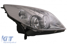 Angel Eyes Headlights suitable for Opel Vectra C / Signum Facelift (09.2005-2008) Chrome-image-6086967