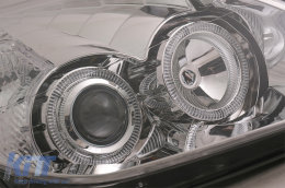 Angel Eyes Headlights suitable for Opel Vectra C / Signum Facelift (09.2005-2008) Chrome-image-6086968