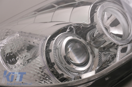 Angel Eyes Headlights suitable for Opel Vectra C / Signum Facelift (09.2005-2008) Chrome-image-6086969