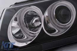 Angel Eyes Headlights suitable for Skoda Fabia I (12.1999-2008) Black-image-6104118