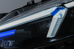 Angel Eyes Scheinwerfer LED DRL für BMW 3 F30 F31 Limousine Touring 10.11-05.15 Schwarz-image-6105703