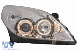 Фарове Angel Eyes подходящи за Opel Vectra C / Signum Facelift (09.2005-2008) Хром-image-6086957