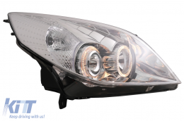 Фарове Angel Eyes подходящи за Opel Vectra C / Signum Facelift (09.2005-2008) Хром-image-6086959