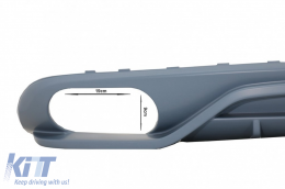 Audi A4 B8 Sedan Pre Facelift (2007-2012) Hátsó Lökhárító Valance Diffuzor & Kipufogó Végek AB-Design-image-6069735