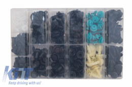 Auto Clips Kit di fissaggio in plastica 370 pz-image-6058392