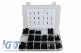 Auto Clips Plastic fasteners Kit 415 pcs-image-6030237