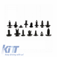 Auto Clips Plastic fasteners Kit 415 pcs-image-6030242