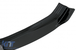 Avant Lèvre Extension Spoiler pour VW Golf 7.5 Facelift 2017-2020 Noir brillant & rouge-image-6071952