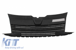 Badgeless Front Debadged Grille suitable for VW T6 Bus Transporter (2015-2019) Matte Black-image-6054374