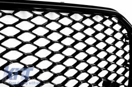 Badgeless Front Grille suitable for Audi A5 8T (2012-2015) RS Design Piano Black-image-6028668