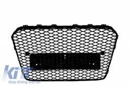 Badgeless Front Grille suitable for Audi A5 8T (2012-2015) RS Design Piano Black-image-6028669