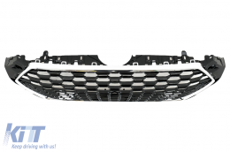 Badgeless Front Grille suitable for Audi A5 F5 (2017-2019) RS Design Black Chrome-image-6090042