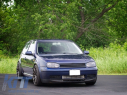 Badgeless Front Grille suitable for VW Golf 4 IV (1997-2005)-image-6022346