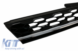 Badgeless Khlergrill für VW Golf 7.5 VII Facelift 17+ LED Scheinwerfer GTI Look-image-6062506