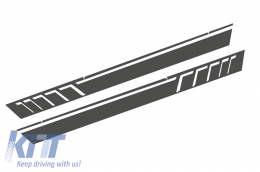 Bandes Côté Autocollant Gris foncé Turning Lights pour Mercedes G W463 1989-2015-image-6061809