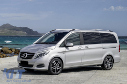 Barre Tetto per Mercedes Classe V W447 14+ Passo corto SWB Alluminio Mancorrenti-image-6069470