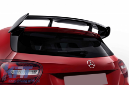 Becquet Spoiler pour Mercedes Classe A W176 2012-2018 A45 Look Noir Brillant-image-6048357