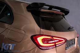 Becquet Spoiler pour Mercedes Classe A  A45 Look Noir Brillant-image-6086105