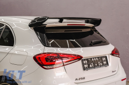 Becquet Spoiler pour Mercedes Classe A  A45 Look Noir Brillant-image-6106865