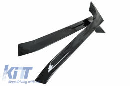 Becquet toit Add On & Aileron fenêtre coffre pour VW Golf 6 GTI R MK6 08-12 Noir-image-6063245