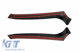 Becquet toit Add On & Aileron fenêtre coffre pour VW Golf 6 GTI R MK6 08-12 Noir-image-6063246