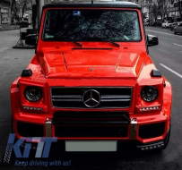 Фарове Bi-Xenon LED подходящи за Mercedes G-Class W463 (2005-2017) M Квадрат Look-image-6018554