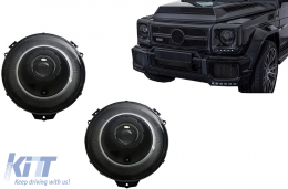 Фарове Bi-Xenon OEM Look подходящи за Mercedes G-Class W463 (2005-2017) Черен-image-6073071