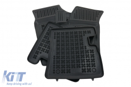 Black Floor Mats Rubber suitable for Hyundai Getz (2002-2011)-image-6066691