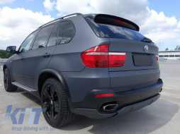 Подходящ за BMW X5 E70 Накрайници за ауспух (2007-нагоре) LCI Facelift Look-image-5996447