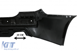 Задна Броня подходяща за BMW 5 Series E60 (2003-2007) M-Technik Дизайн с PDC 24mm-image-6084436