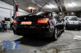 Задна Броня подходяща за BMW 5 Series E60 (2003-2007) M-Technik Дизайн със Прагове-image-6004901